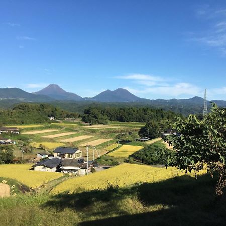 天空cafe寿ぐ Villa Yufu Bagian luar foto