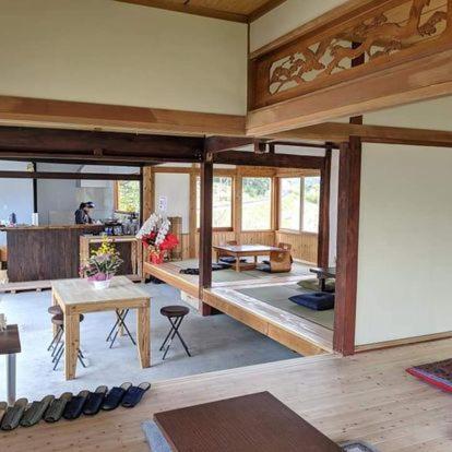 天空cafe寿ぐ Villa Yufu Bagian luar foto